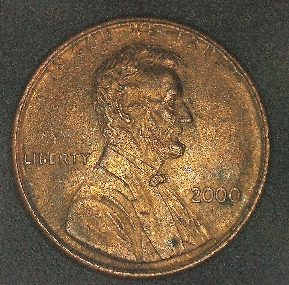 2000-Lincoln-Penny-With-Double-Rim